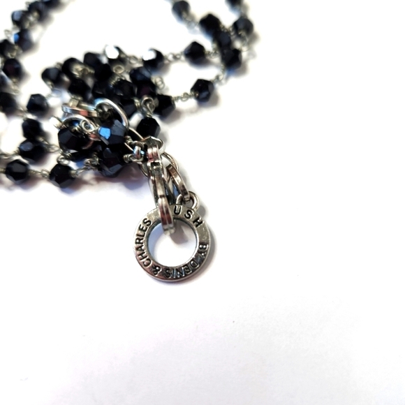 By Denis & Charles Rush Pendant Necklace Beaded - Picture 2 of 7